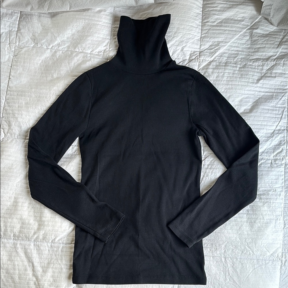 Women's J. Crew Black Turtleneck Sweater “Perfect Fit”